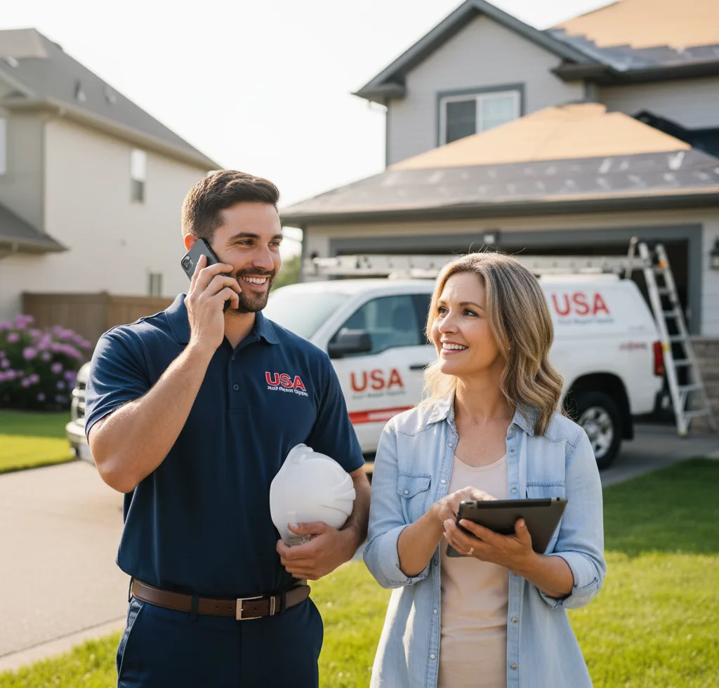 USA Roof Repair Experts customer support in Plaquemine